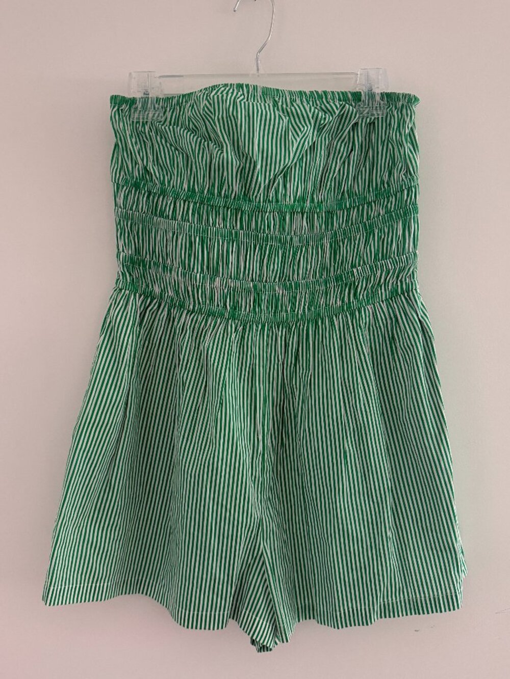 NWT Primark Green Striped Romper